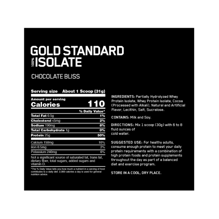 Optimum Nutrition Gold Standard Isolate | ProBuilder NZ