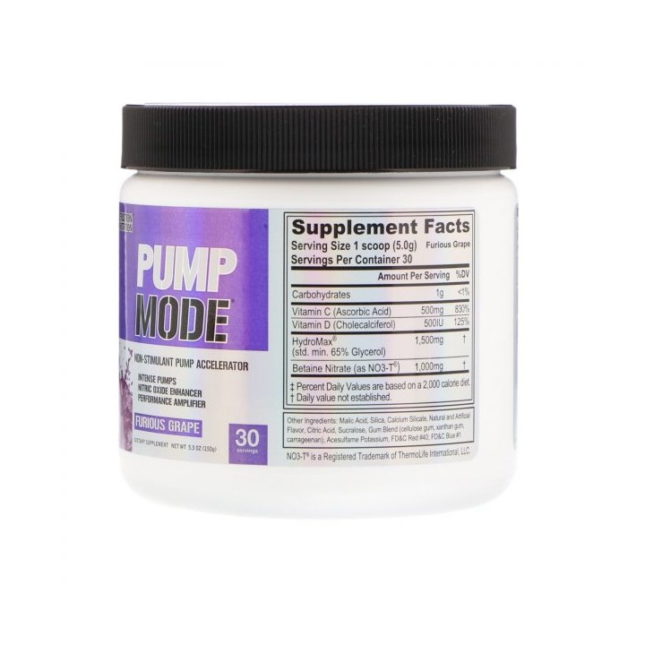 EVL PUMP MODE PREWORKOUT