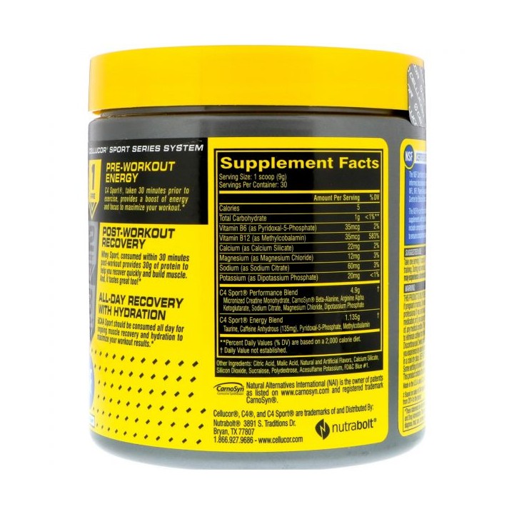 Cellucor C4 Sport Pre-Workout | ProBuilder NZ