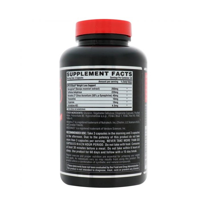 Nutrex LIPO 6 Black Caps | Best Price | ProBuilder