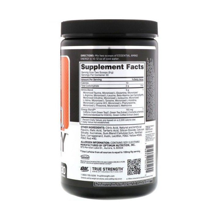 Optimum Nutrition Amino Energy | Amino Energy Nz | ProBuilder