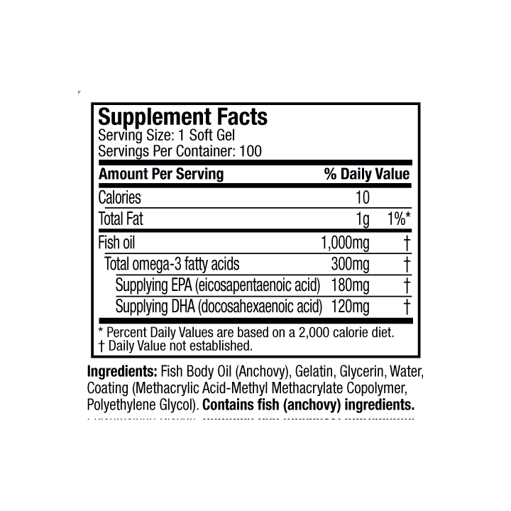 MUSCLETECH FISH OIL CAPS