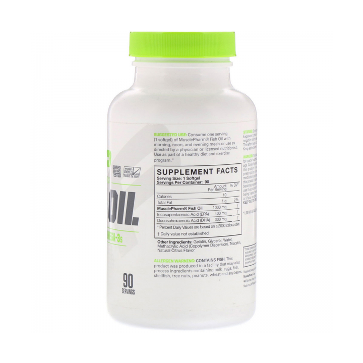 MusclePharm Fish Oil CAPS | Discounted Price | ProBuilder