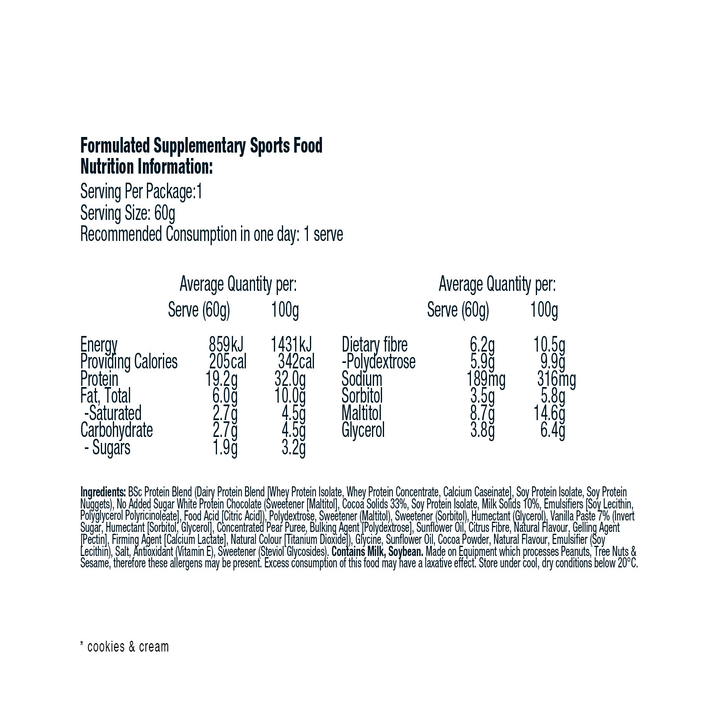 BSC high protein low carb