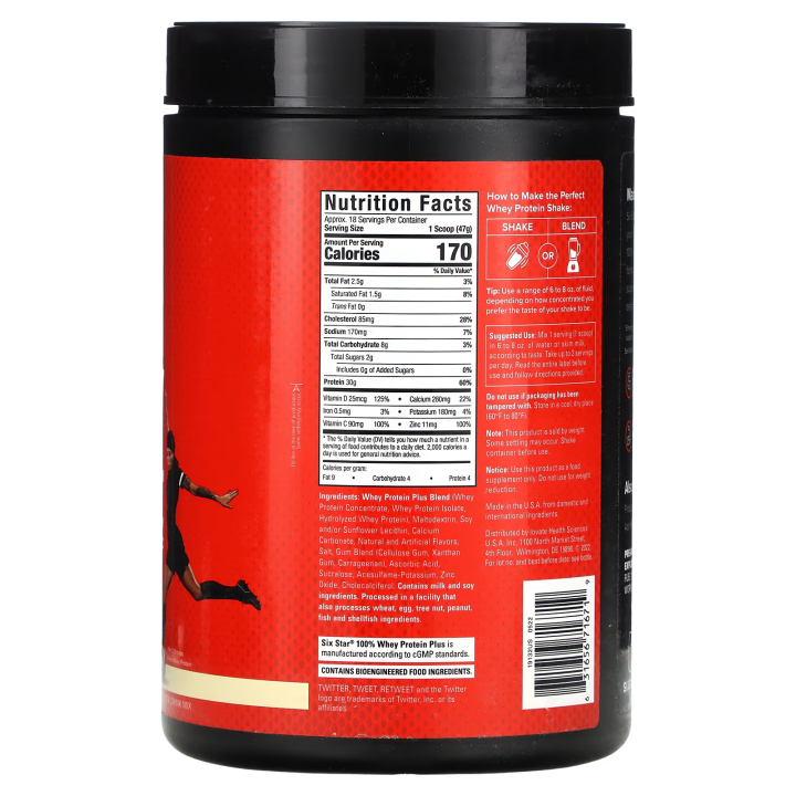 Six Star Whey Protein+ | Six Star Whey Protein | Probuilder