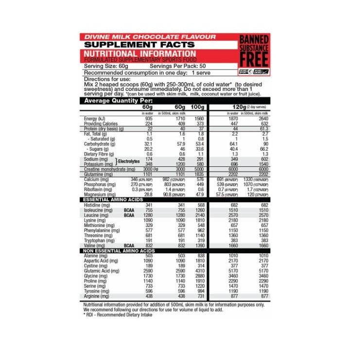 BSC Nitrovol Lean Muscle 1.5KG-3KG