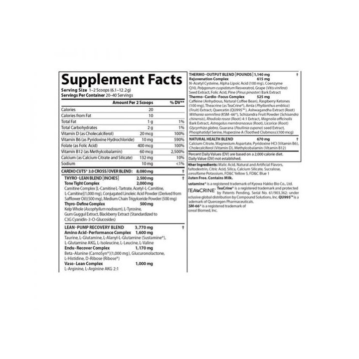 NDS Nutrition Cardio Cuts Pre/Weightloss