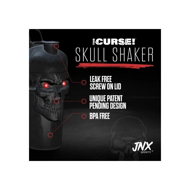 JNX Skull Shaker 600ML | Shaker Bottle | ProBuilder