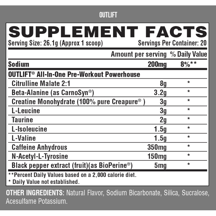 Nutrex Outlift Pre-Workout