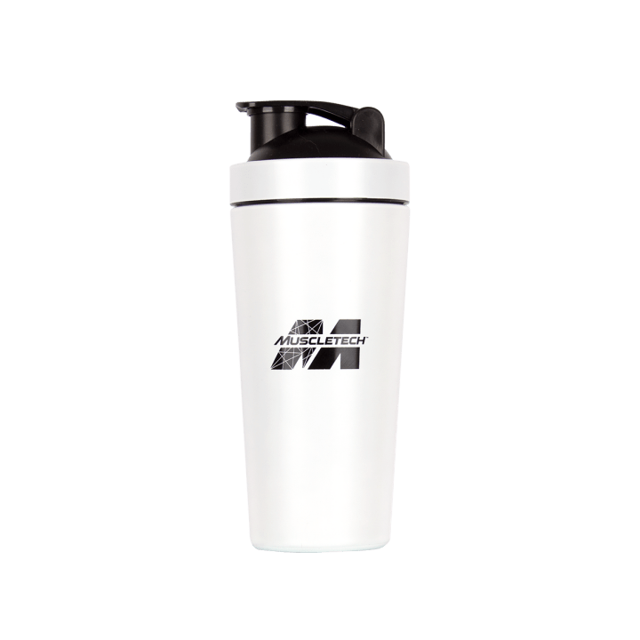 Muscle Tech Matter White Stainless Shaker | Discounted Price | ProBuilder