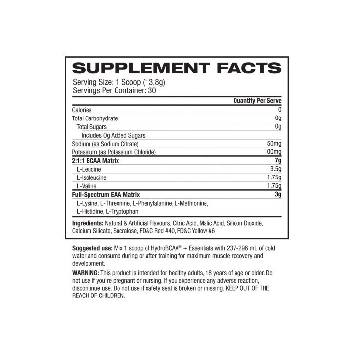 Pro Supps Hydro BCAA + EAA | BCAA Supplements | ProBuilder