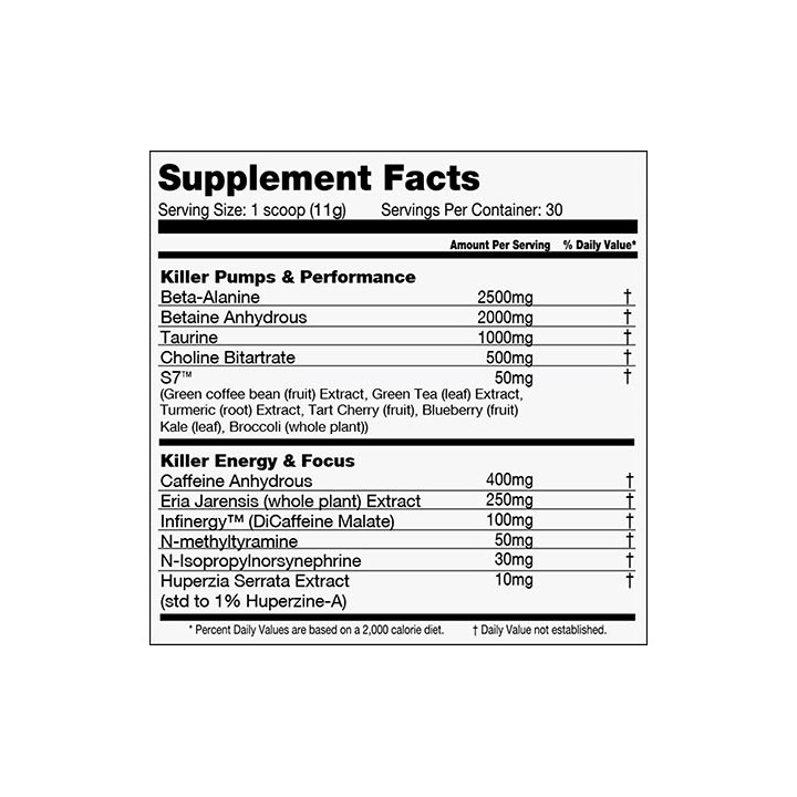 Killer Labz Executioner Pre Workout