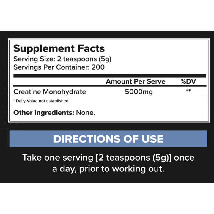 Trip Nutrition Mono-Crea Creatine | Creatine Powder | Probuilder