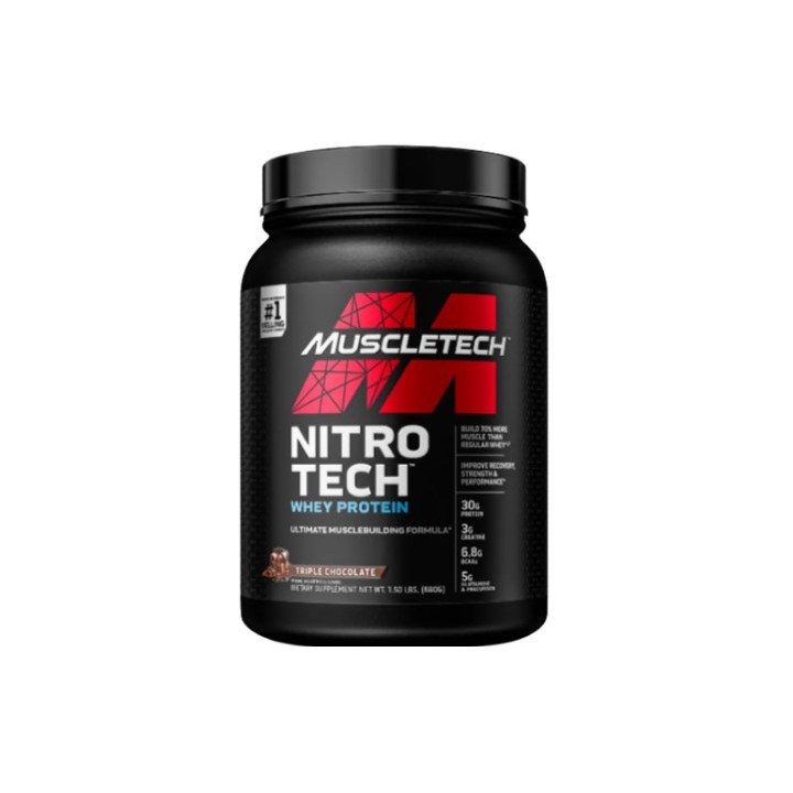 MUSCLETECH NITRO-TECH 1.5lbs Triple Chocolate | Discounted Price | ProBuilder