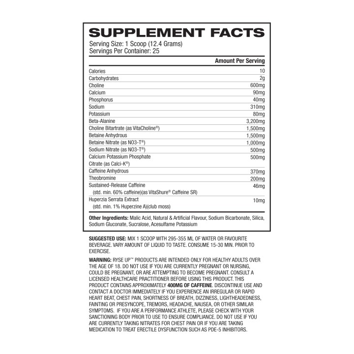 Ryse Blackout Pre Workout | Ryse Pre Workout | Probuilder