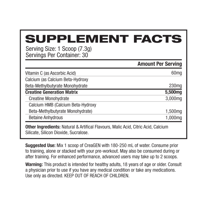 Pro Supps CreaGen | Creatine Supplement | ProBuilder NZ