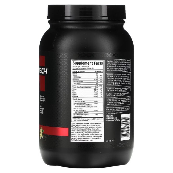 Muscle Tech Nitro-Tech Ripped | Protein Powder | ProBuilder