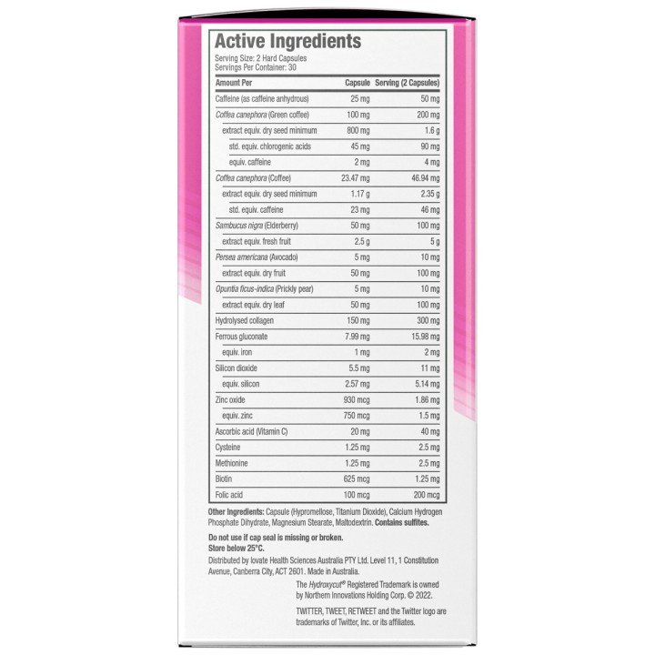 MuscleTech HydroxyCut +Woman | Fat Burner Pills | ProBuilder