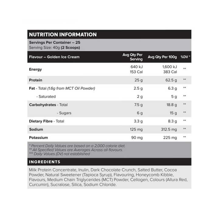 Muscle Nation Custard Casein Protein | Muscle Nation Protein | Probuilder
