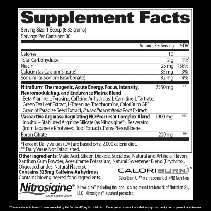 Gat Sport Nitraflex Thermogenic Pre-Workout | Nitraflex Pre Workout | Probuilder