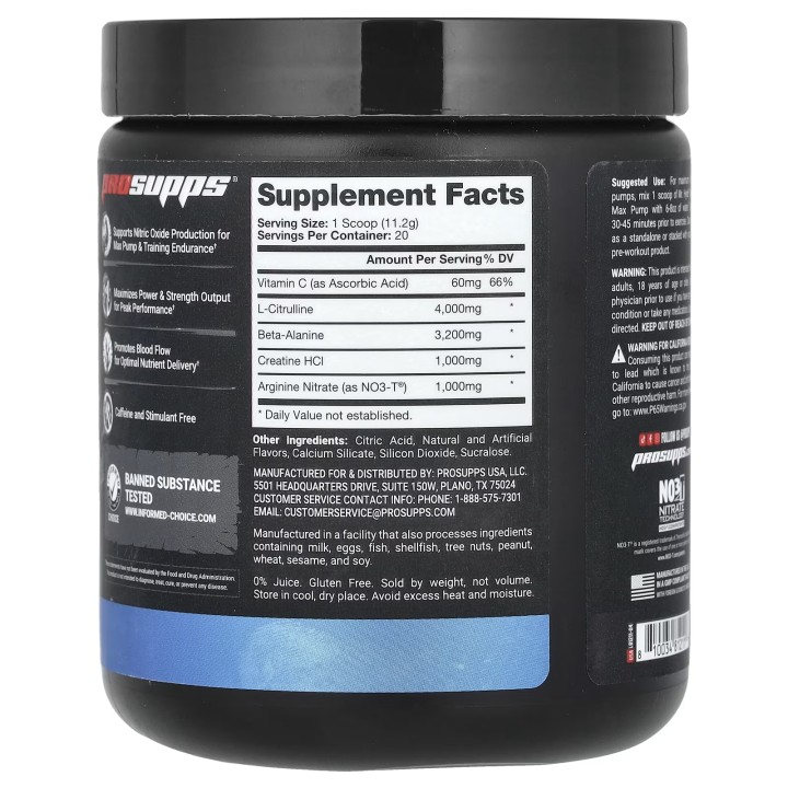 ProSupps Mr. Hyde Signature Max Pump Non-Stim Pre-Workout