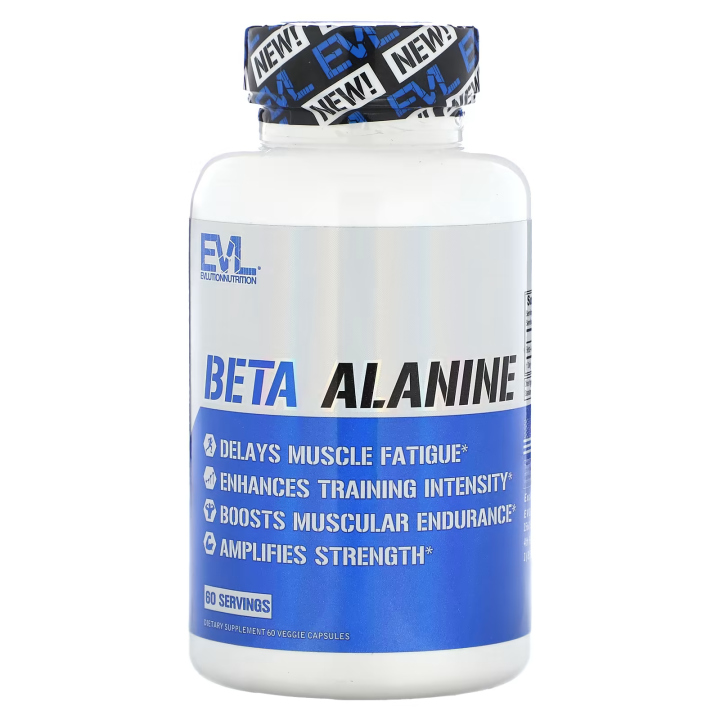 EVLution Nutrition, Beta Alanine, 60 Veggie Capsules | Probuilder