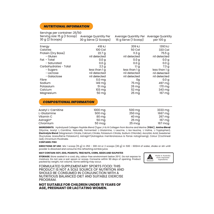 Zombie Labs Protein Water | Protein Water NZ | Probuilder