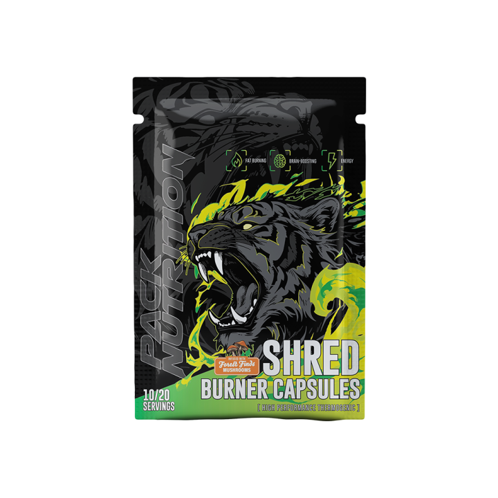 Pack Nutrition Shred Burner Capsules 20 Serve | Probuilder