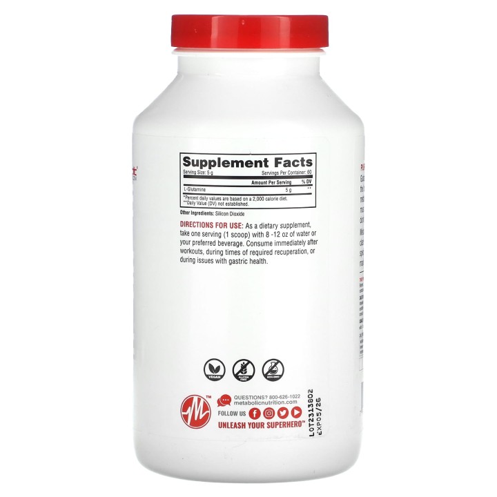 Metabolic Nutrition L-Glutamine | ProBuilder NZ
