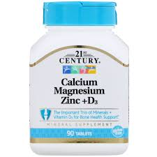 21st CENTURY CALCIUM MAGNESIUM ZINC +D3 CAPS