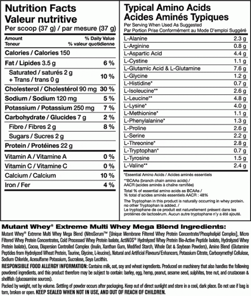 MUTANT DEAL- 10lb Whey Protein + 12x Protein Brownies - Image 3
