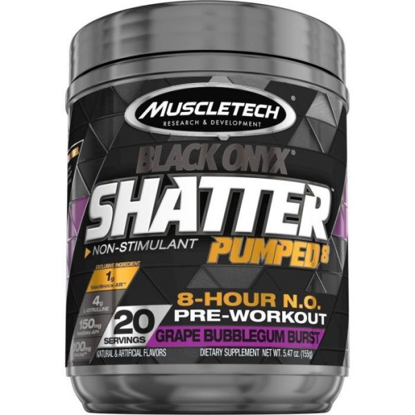 MUSCLETECH SX-7 BLACK ONYX SHATTER PUMPED8 NON-STIM
