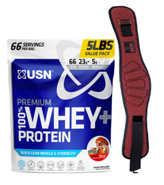 USN 100% Whey + Weight Belt