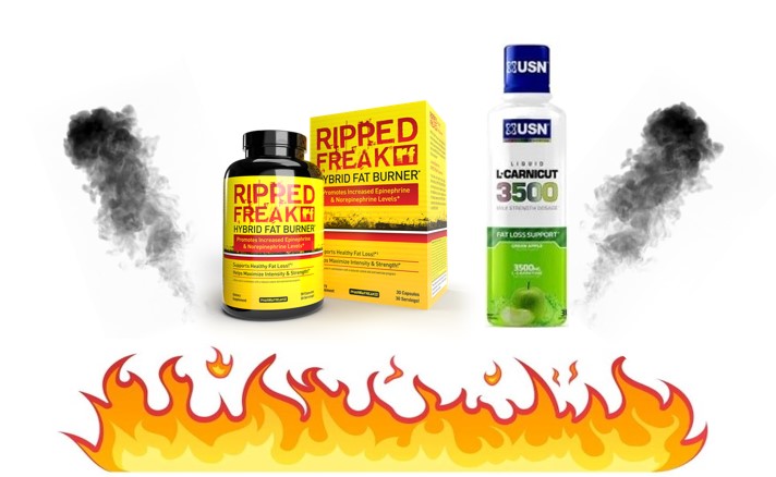 PF Ripped Freak Hybrid Fat Burner & USN L-Carnicut 3500