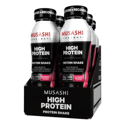 Musashi High Protein Shake RTD half & full case