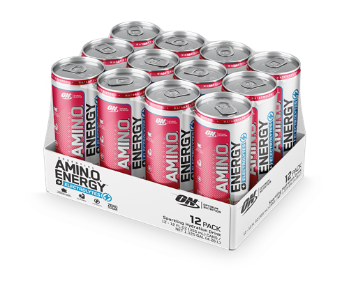 Optimum Nutrition Amino Energy + Electrolytes RTD Carbonated Half & Full Case