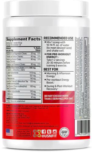 USN Amino Stim EAAs + Energy - Image 4