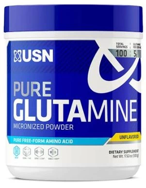 USN Pure Glutamine -500 MG, glutamine, gym suppelemt, probuilder,