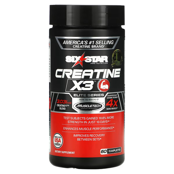 Creatine X3 Elite Series Side Effects Six Star Elite Series - Creatine X3 Caplets - Probuilder