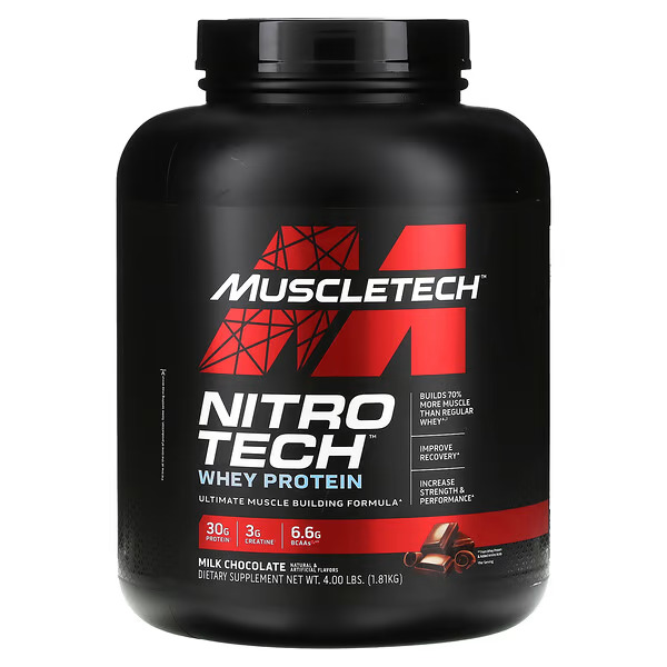 Muscletech Nitrotech Whey Protein – 4 lbs