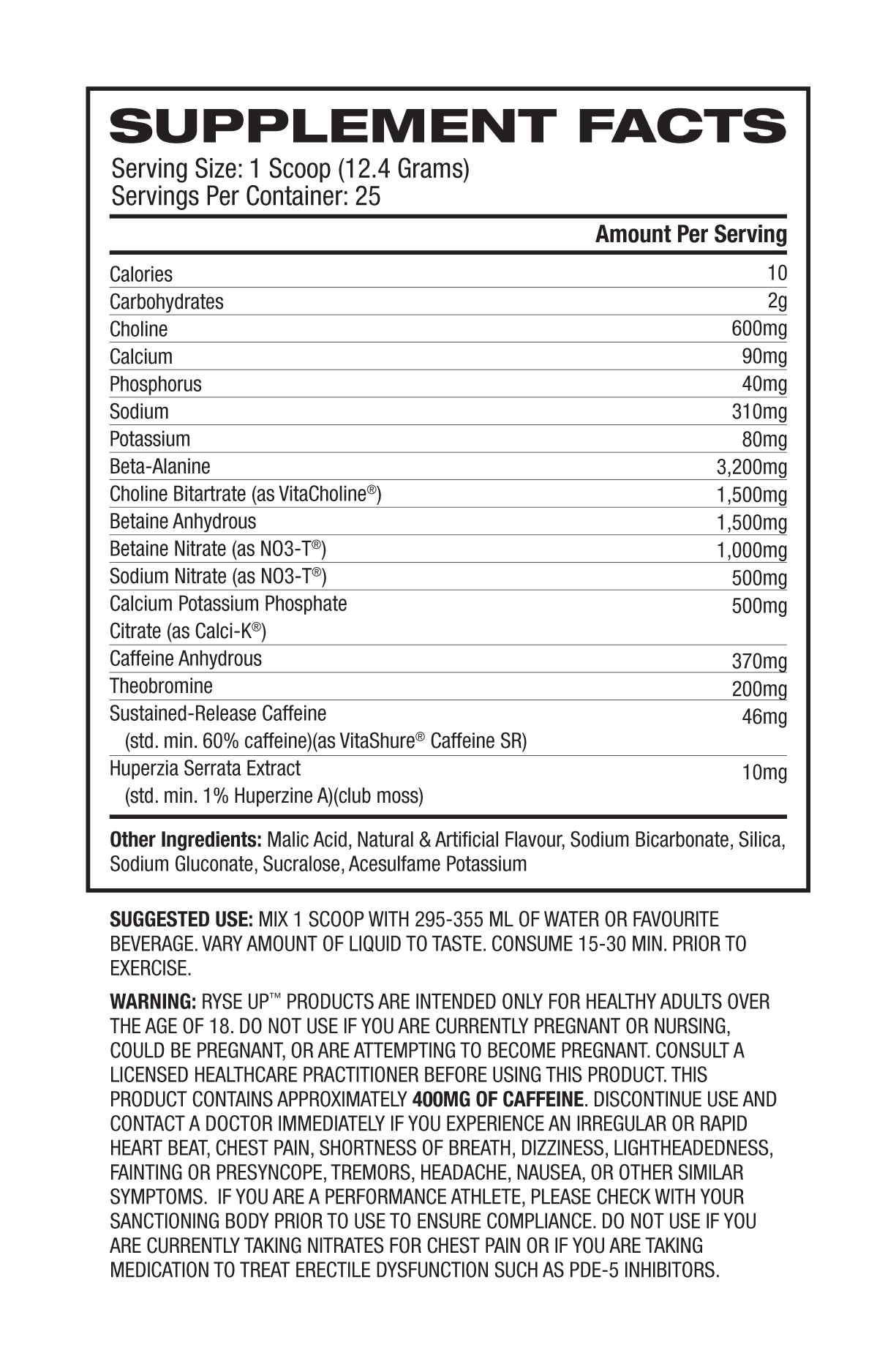 Ryse Blackout Pre Workout - Image 2