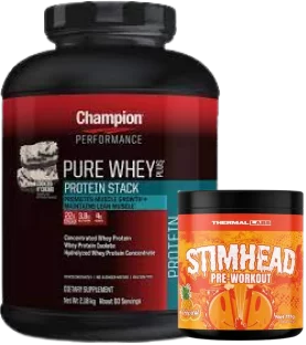 Starter Deal – Champion Whey & Stim Head Preworkout