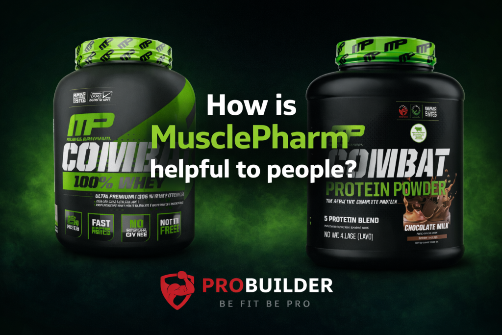 How is MusclePharm helpful to people?