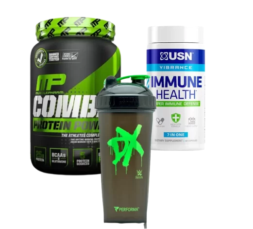 Musclepharm Whey Protien and USN Immune Combo Deal