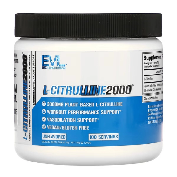EVLution Nutrition, L-CITRULLINE2000