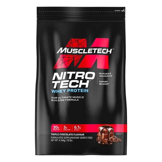 MuscleTech Nitro Tech Whey Protein 10lb