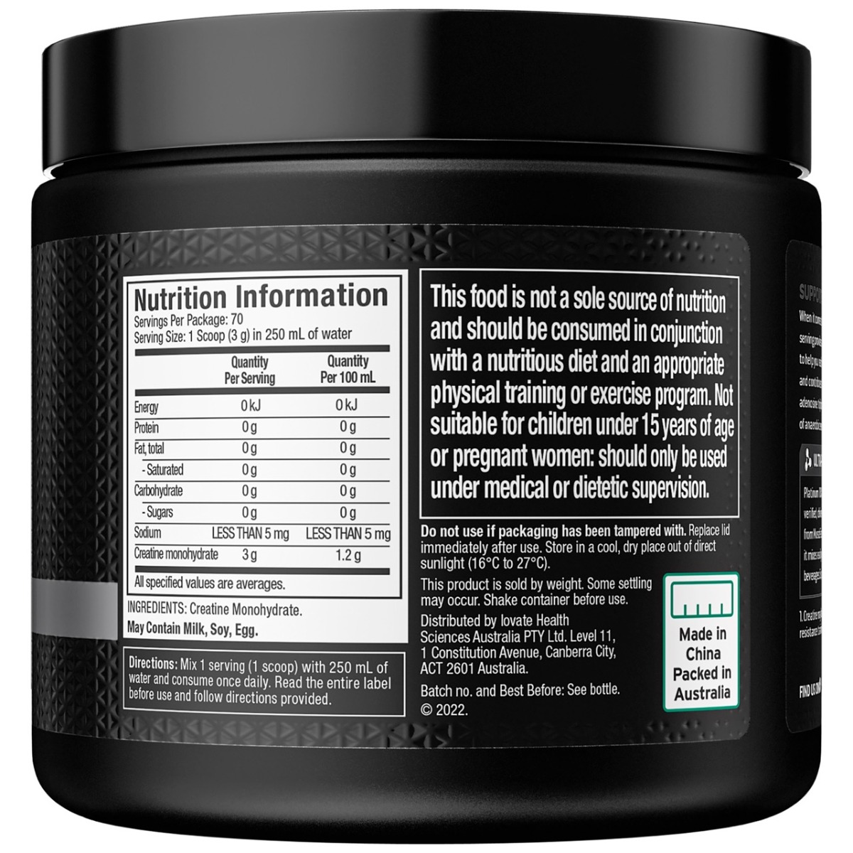 Muscletech Platinum 100% Creatine Monohydrate - Image 2