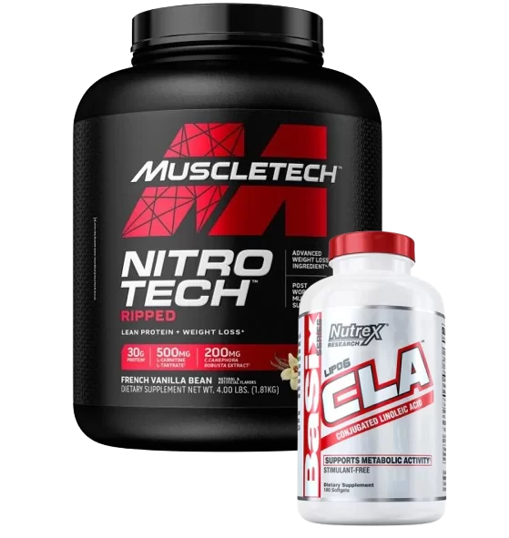 Ripped Deal: Muscletech Ripped Protein 4lb and Nutrex CLA