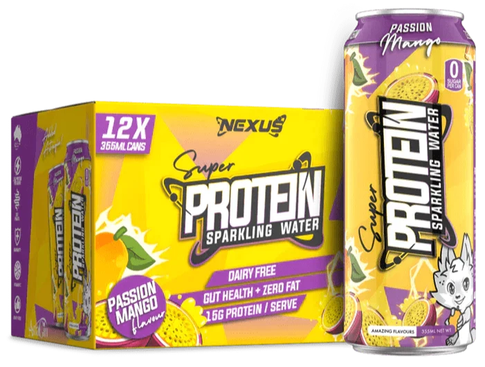 Nexus Protein Sparkling Water Cans