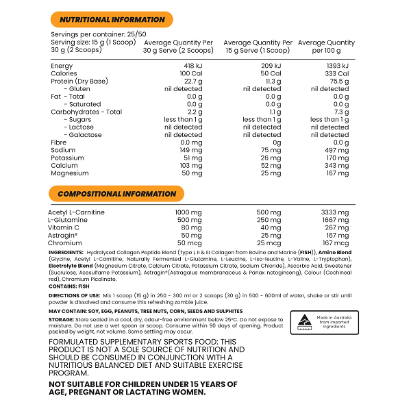 Zombie Labs Protein Water - Image 2